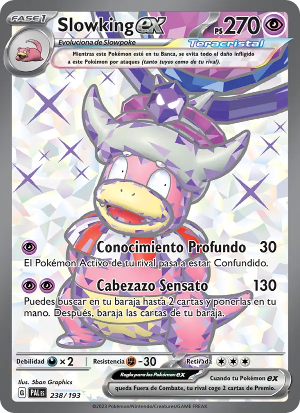 Slowking ex, Evoluciones en Paldea No. 238