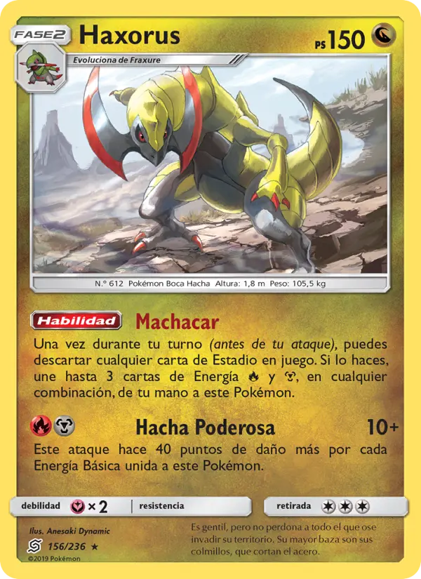 Haxorus, Mentes Unidas No. 156