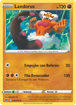 Landorus, Origen Perdido Nº 105 Normal