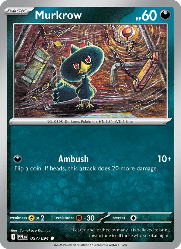 Murkrow, Phantasmal Flames Nº 057