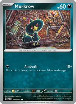Murkrow, Phantasmal Flames Nº 057 Normal