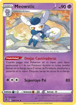 Meowstic, Tempestad Plateada No. 082 Normal