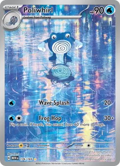 Poliwhirl, 151 Nº 176 Holo