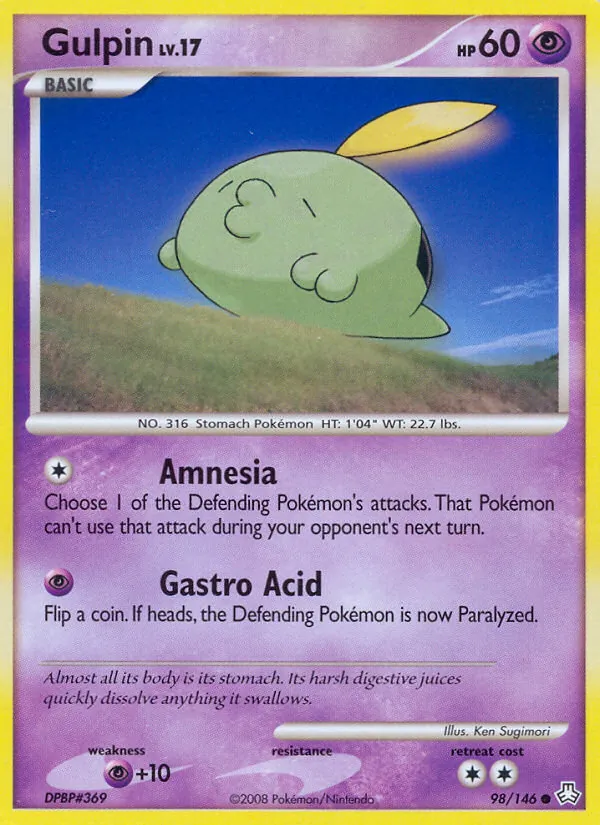 Gulpin, Legends Awakened No. 98