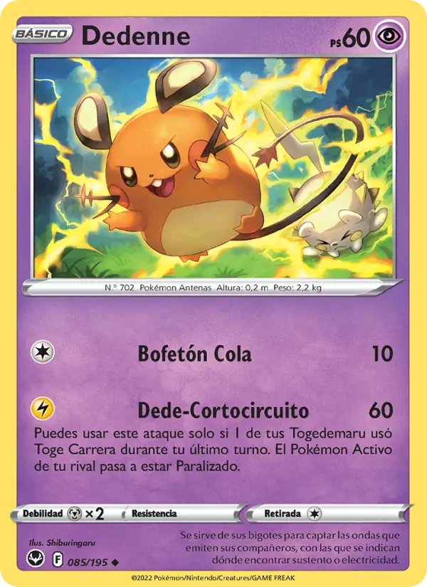 Dedenne, Tempestad Plateada No. 085