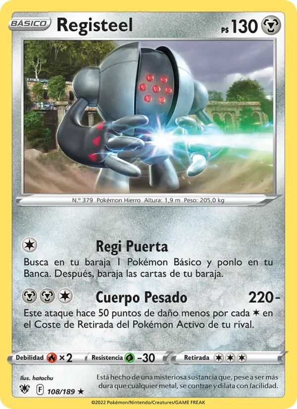 Registeel, Resplandor Astral No. 108