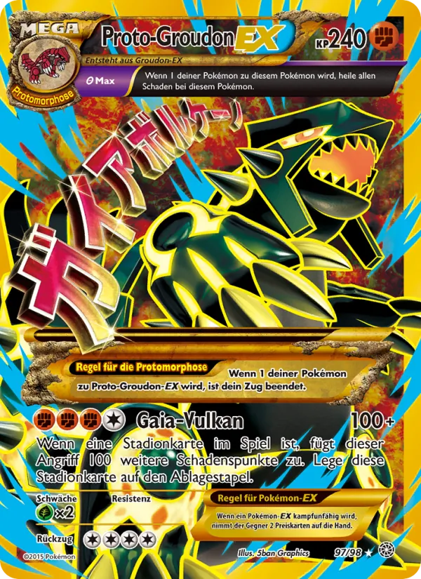 Proto-Groudon EX, Ewiger Anfang No. 97