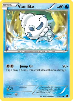 Vanillite, Plasma Freeze No. 27 Normal