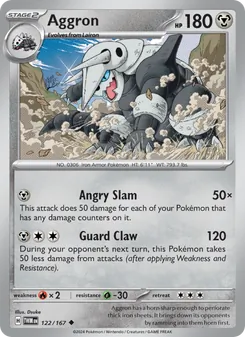 Aggron, Twilight Masquerade No. 122 Normal