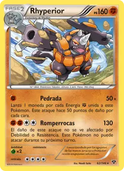 Rhyperior, XY Nº 62 Normal