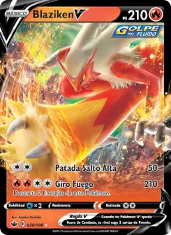Blaziken V, Reinado Escalofriante Nº 20 Holo