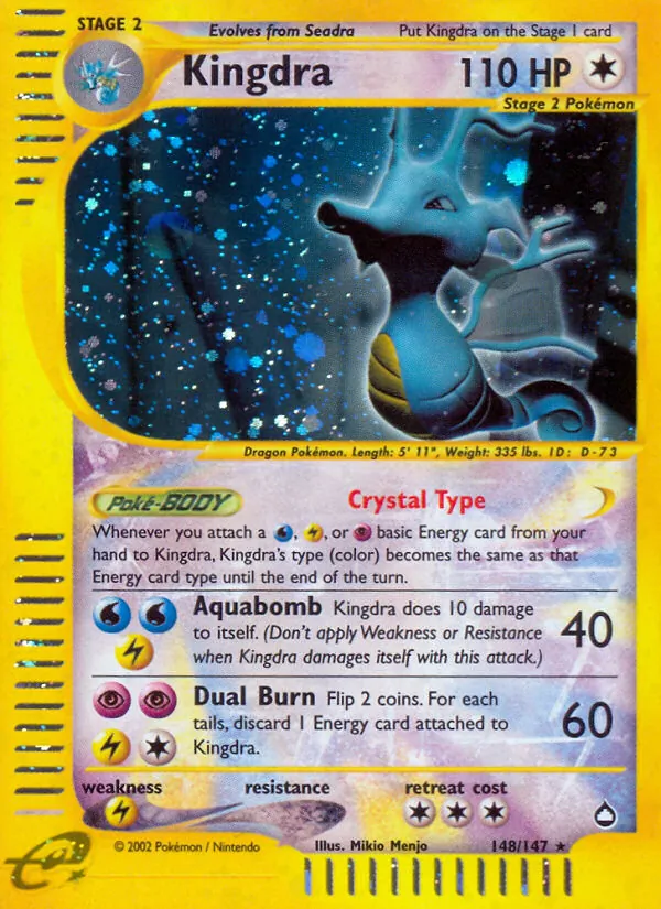 Kingdra, Aquapolis Nº 148