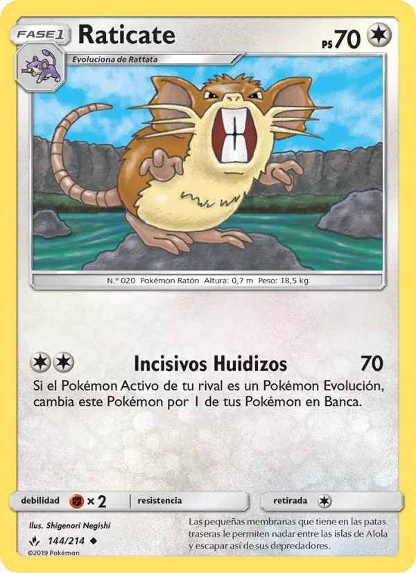Raticate, Vínculos Indestructibles Nº 144