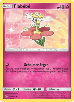 Flabébé, Grauen Der Lichtfinsternis No. 84 Normal