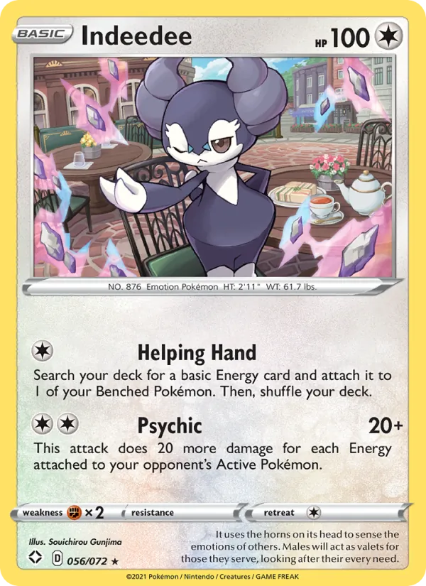 Indeedee, Shining Fates No. 56