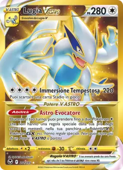 Lugia V ASTRO, Tempesta Argentata No. 211 Holo