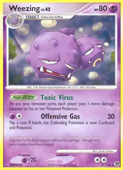 Weezing, Great Encounters Nº 31 Normal