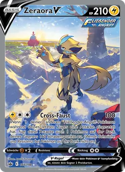 Zeraora V, Schaurige Herrschaft No. 166 Holo