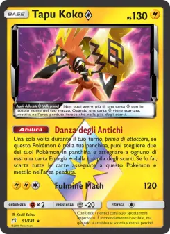 Tapu Koko ◇, Gioco di Squadra Nº 51 Normal