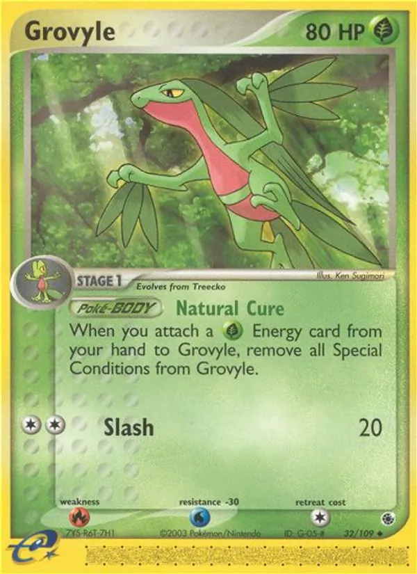 Grovyle, Ruby & Sapphire No. 32