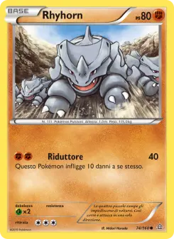 Rhyhorn, Scontro Primordiale No. 74 Normal