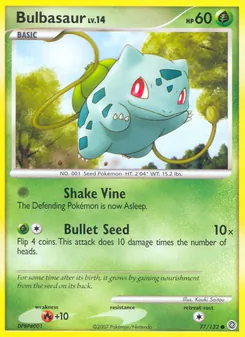 Bulbasaur, Secret Wonders Nº 77 Normal