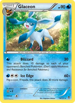 Glaceon, Furious Fists No. 19 Normal