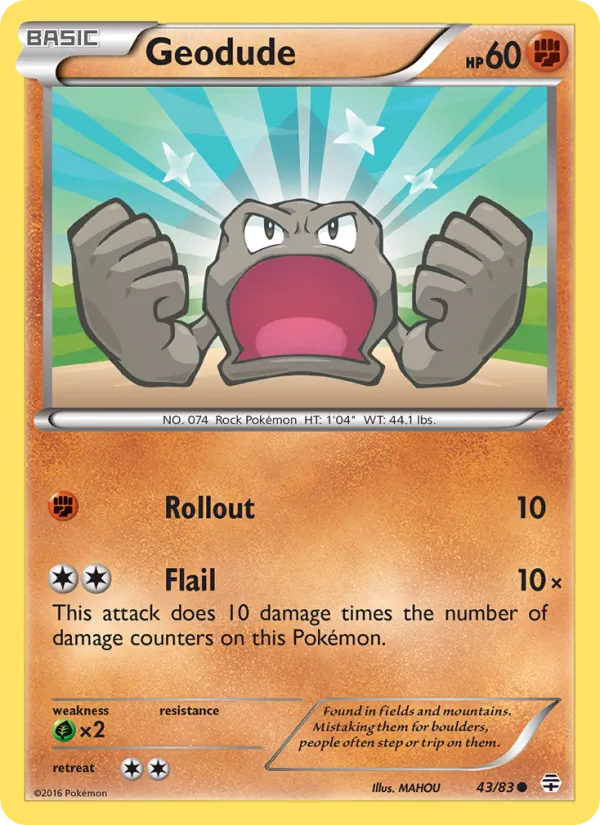 Geodude, Generations No. 43