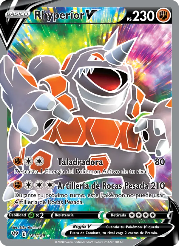 Rhyperior V, Oscuridad Incandescente No. 181