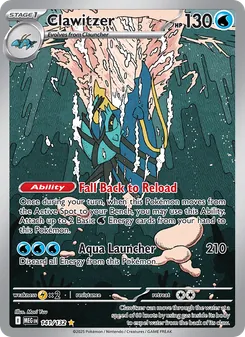 Clawitzer, Mega Evolution No. 141 Holo