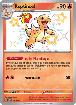 Reptincel, Destinées de Paldea No. 110 Holo
