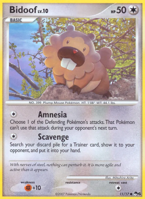 Bidoof, POP Series 6 No. 11