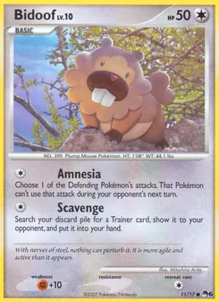 Bidoof, POP Series 6 No. 11 Normal