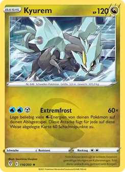Kyurem, Drachenwandel No. 116 Holo