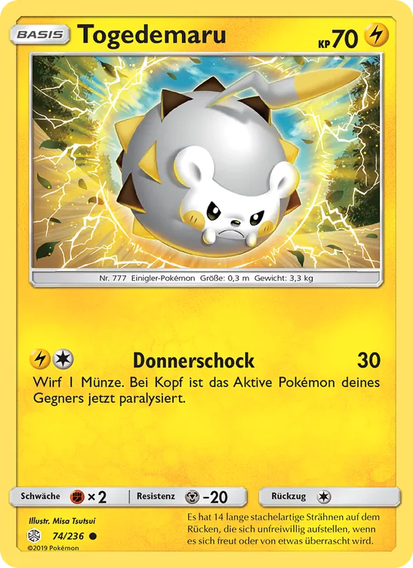 Togedemaru, Welten im Wandel No. 74