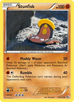 Stunfisk, Legendary Treasures Nº 83 Normal