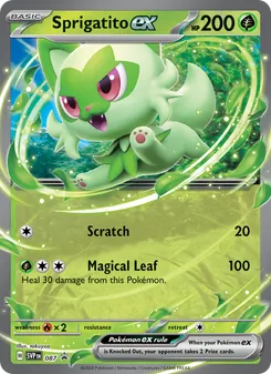 Sprigatito ex, SVP Black Star Promos No. 087 Holo