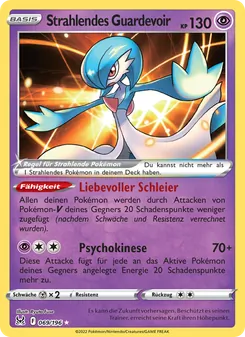 Strahlendes Guardevoir, Verlorener Ursprung No. 069 Holo