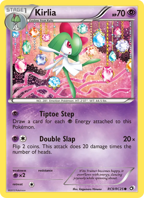 Kirlia, Legendary Treasures No. RC9
