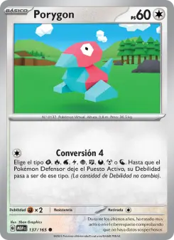 Porygon, 151 No. 137 Normal