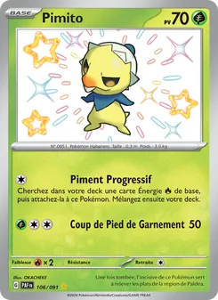 Pimito, Destinées de Paldea No. 106 Holo