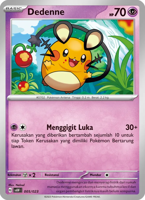 Dedenne, Quaxly & Mimikyu ex No. 005
