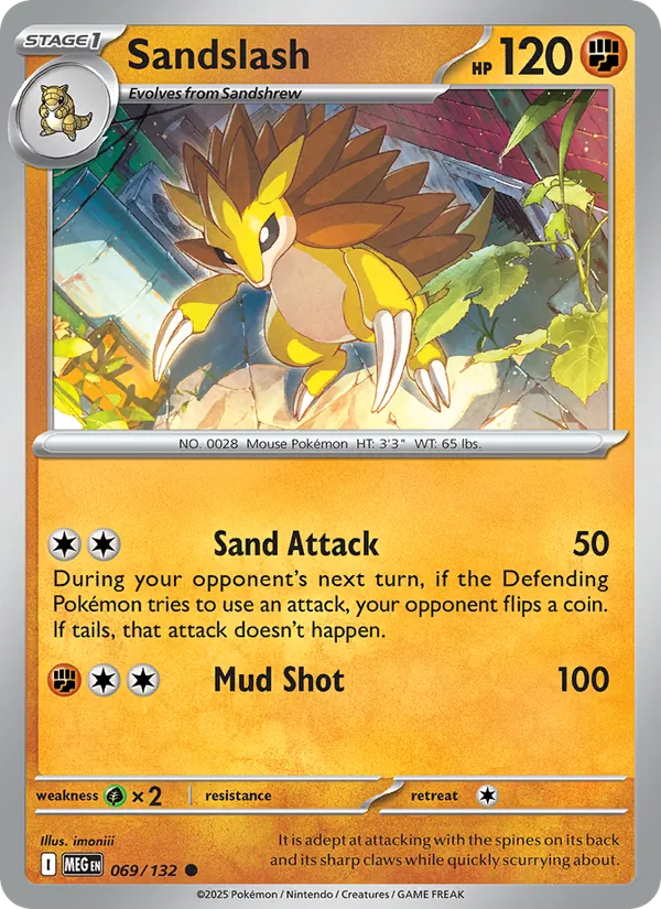 Sandslash, Mega Evolution Nº 069