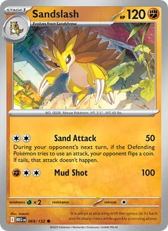 Sandslash, Mega Evolution No. 069 Normal