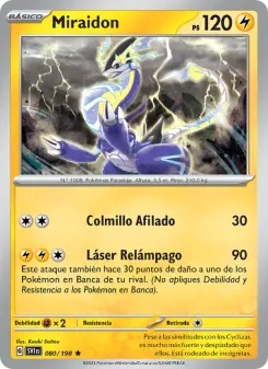 Miraidon, Escarlata y Púrpura Nº 080 Holo