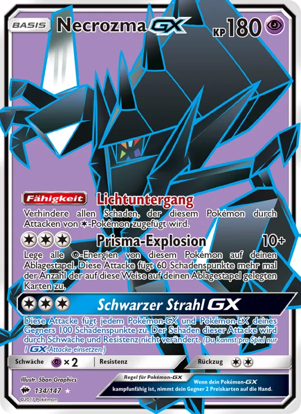 Necrozma GX, Nacht in Flammen No. 134