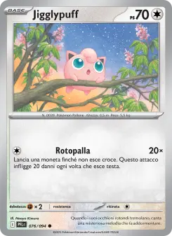 Jigglypuff, Flamme Spettrali No. 076 Normal