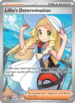 Lillie's Determination, Mega Evolution No. 169 Holo