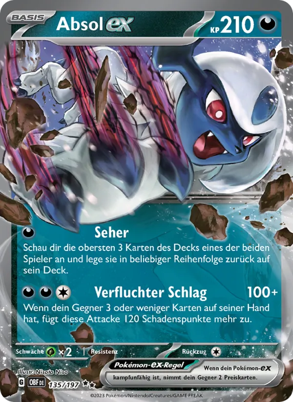 Absol-ex, Obsidian Flammen Nº 135
