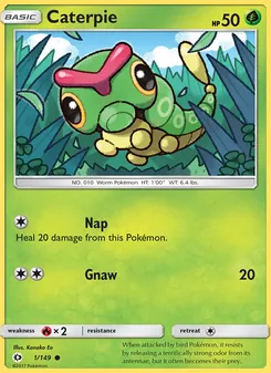 Caterpie, Sun & Moon No. 1